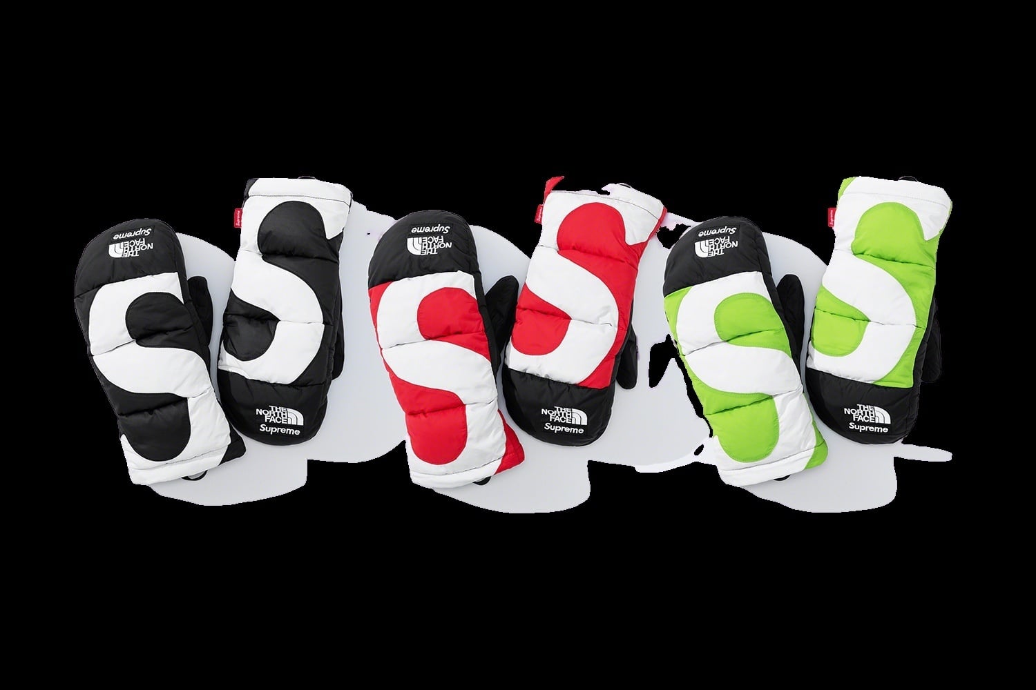 Supreme®/The North Face® S Logo Nuptse Mitts